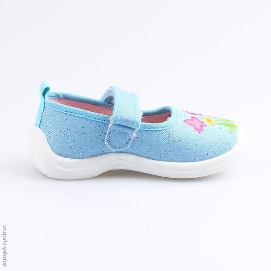 231130-12 Текстильная обувь для девочки голубой фото №2