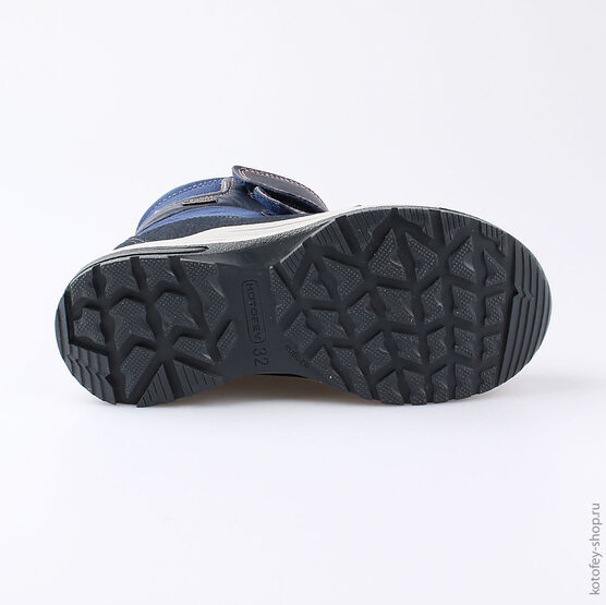 654977-44 Мембранные ботинки для девочки син-роз фото №3