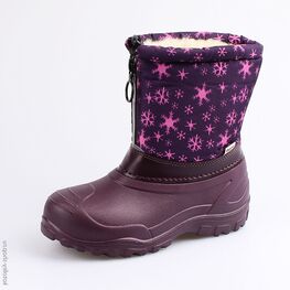 664037-45 Сноубутсы для девочки фиолетовый