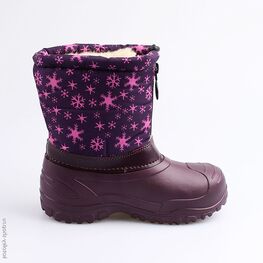 664037-45 Сноубутсы для девочки фиолетовый фото №2