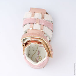 022085-23 Туфли летние для девочки бронзовый фото №4