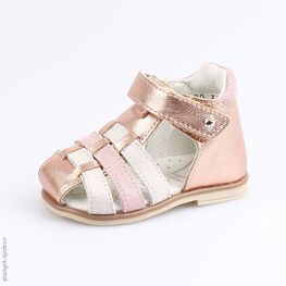 022085-23 Туфли летние для девочки бронзовый