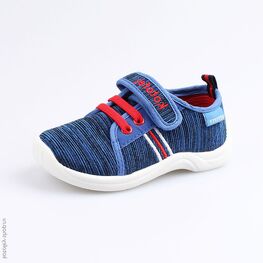 231132-12 Текстильная обувь для мальчики син-кра