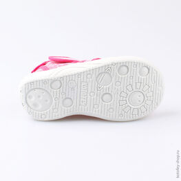 221064-12 Босоножки текстильные для девочки фуксия фото №3