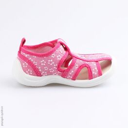 221064-12 Босоножки текстильные для девочки фуксия фото №2