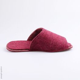 737000-06 Тапочки для девочки бордовый фото №2