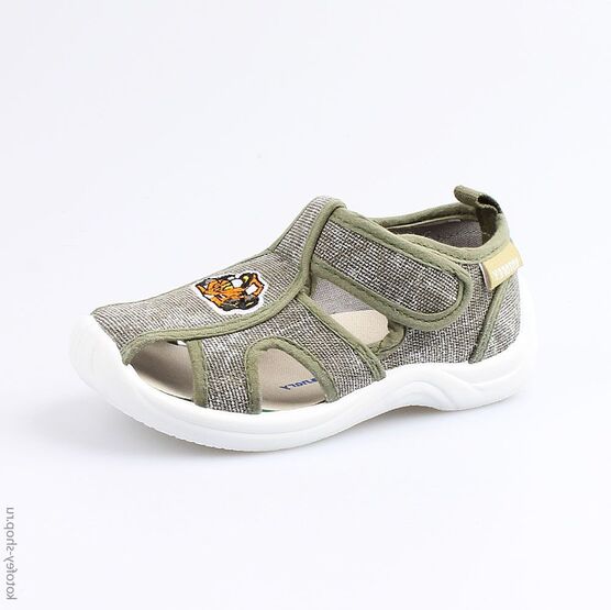 221068-12 Сандалии текстильные для мальчики серый