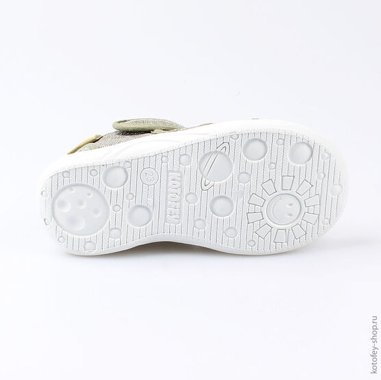 221068-12 Сандалии текстильные для мальчики серый фото №3