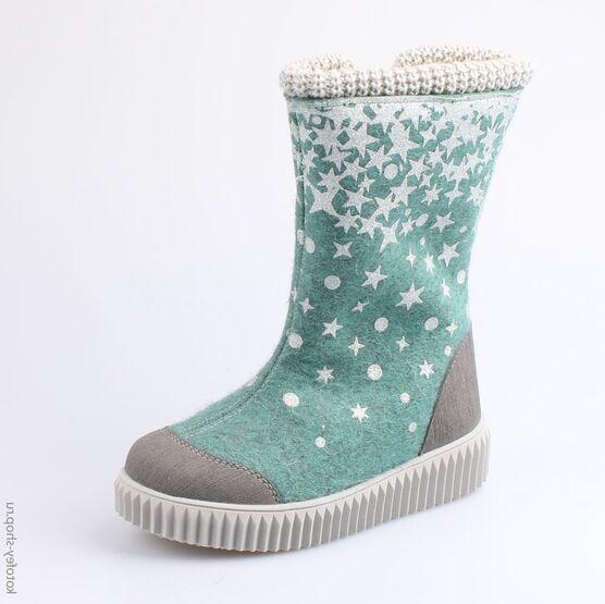 667026-42 Валенки для девочки бирюзовый