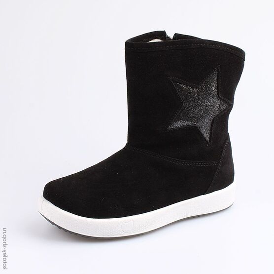 562045-43 Сапожки для девочки черный