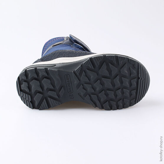 454993-44 Мембранные ботинки для девочки син-роз фото №3