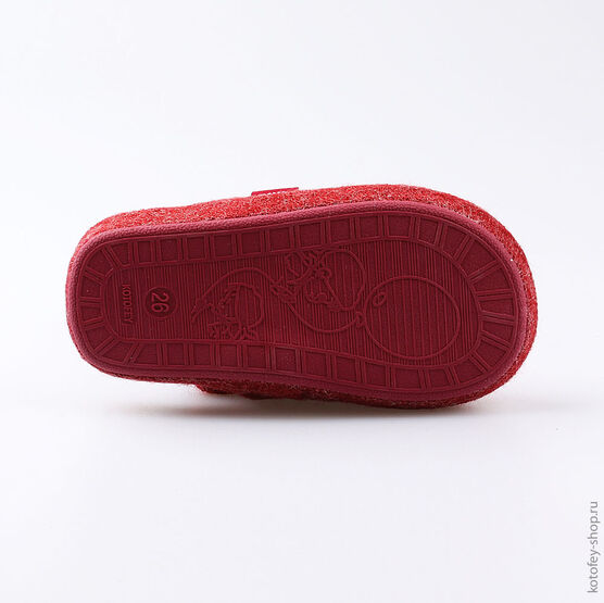 331106-11 Тапочки для мальчики красный фото №3