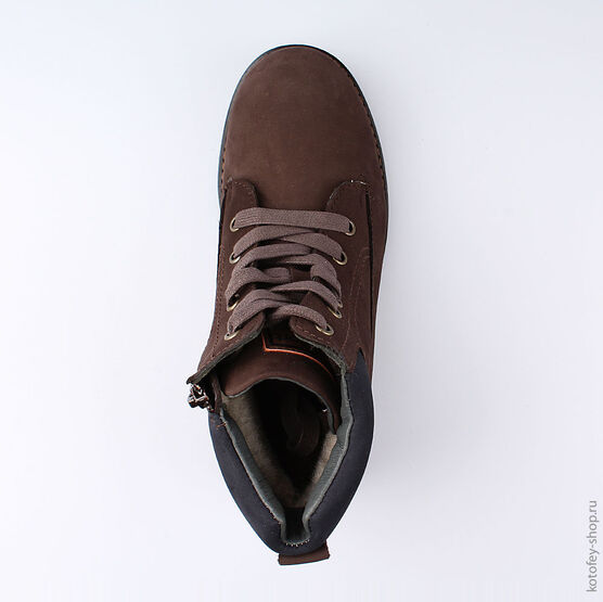 752140-42 Сапожки для мальчики коричневый фото №4