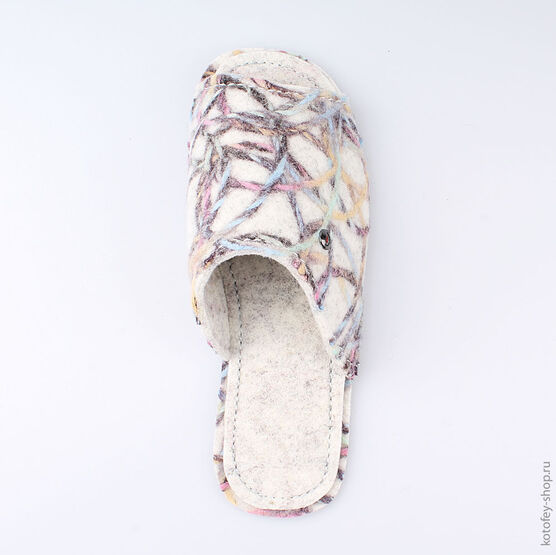 737002-03 Тапочки для девочки серый фото №4