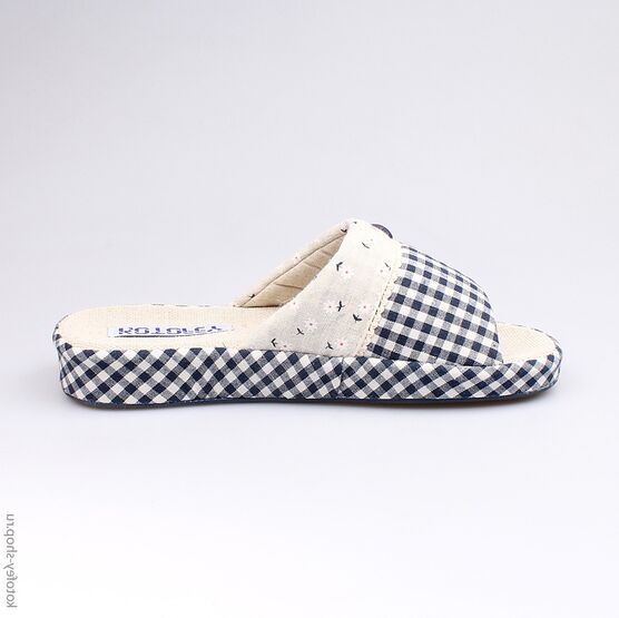 731014-11 Тапочки голубые для девочки голубой фото №2