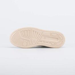 732382-21 Кожаные полуботинки на шнурках для девочки бежевый + голубой фото №3