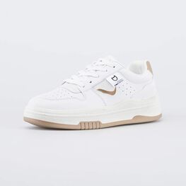 734039-71 Полуботинки на шнурках для девочки для девочки бежевый