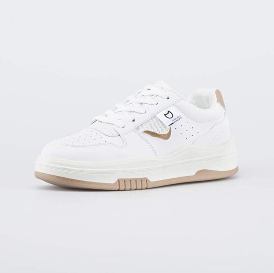 734039-71 Полуботинки на шнурках для девочки для девочки бежевый