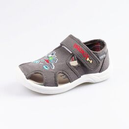 221056-12 Сандалии текстильные для мальчики серый