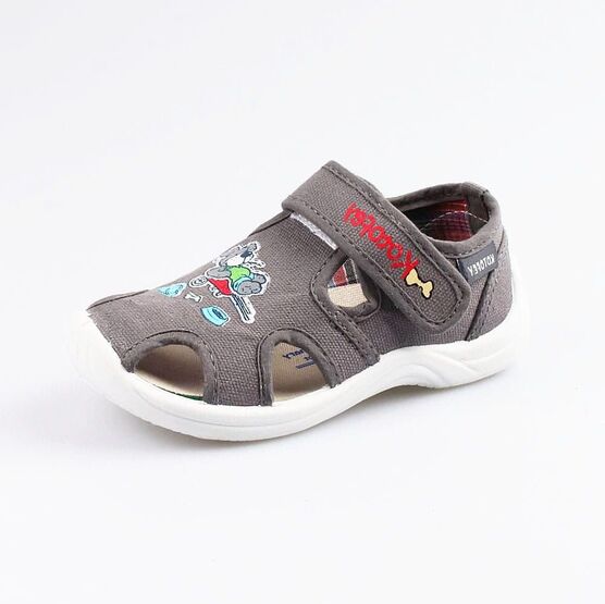 221056-12 Сандалии текстильные для мальчики серый