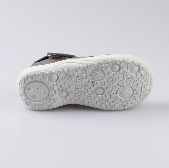 221056-12 Сандалии текстильные для мальчики серый фото №3