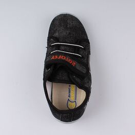 431116-12 Текстильная обувь для мальчики чер-сер фото №4