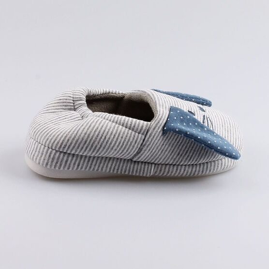 431156-12 Тапочки для мальчики сер-гол фото №2