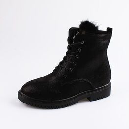 652147-31 Ботинки для девочки черный