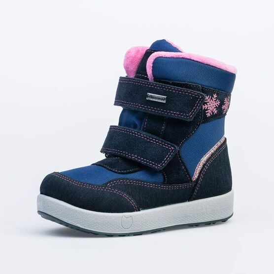 254965-42 Мембранные ботинки для девочки светло-синий