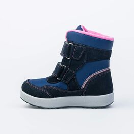 454806-42 Мембранные ботинки для девочки светло-синий фото №3