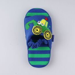 331170-11 Тапочки для мальчики син-зел фото №4