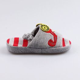 331170-12 Тапочки для мальчики сер-кра фото №2