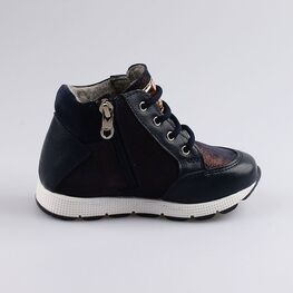 352242-32 Ботинки для девочки светло-синий фото №2