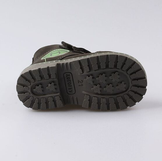 152252-32 Ботинки для мальчики серый фото №3