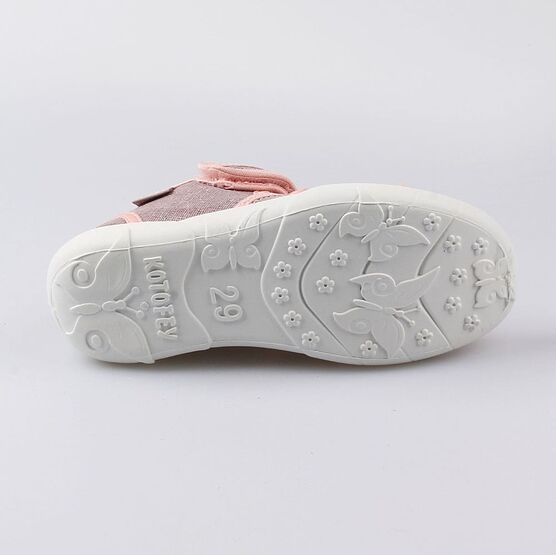 421024-13 Босоножки текстильные для девочки розовый фото №3