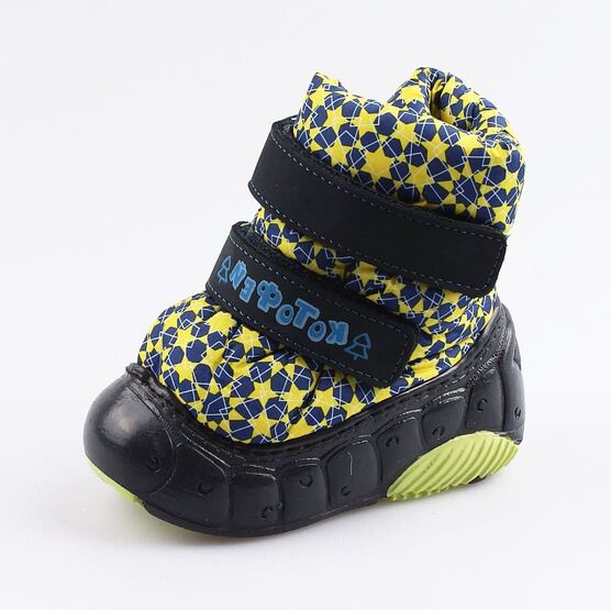 061010-42 Сапожки для мальчики син-сал