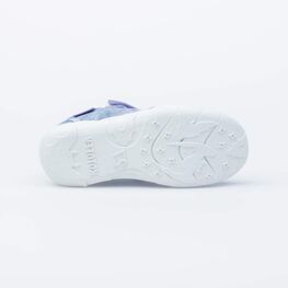 421014-12 Босоножки текстильные для девочки сир-гол фото №2