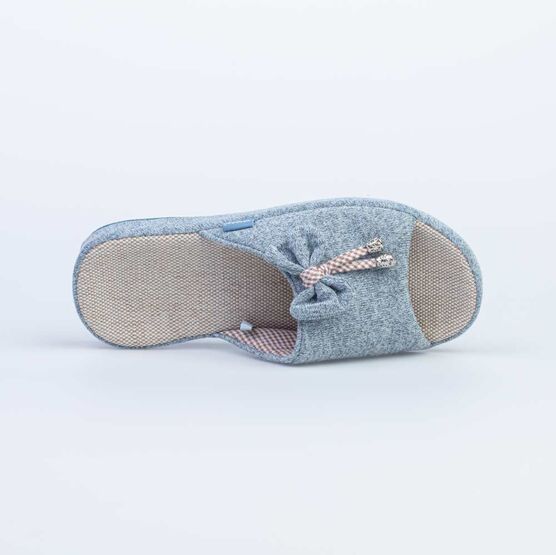 731080-11 Тапочки для девочки голубой фото №4