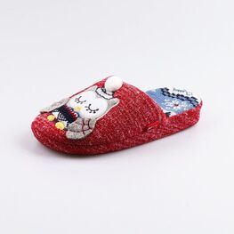 531120-11 Тапочки для девочки бордовый