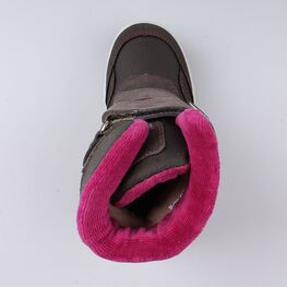 454806-43 Мембранные ботинки для девочки серый фото №4