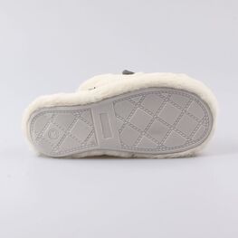731076-12 Тапочки для девочки бел-сер фото №3