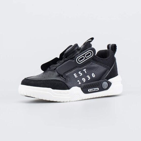 344506-71 Кожаные кроссовки для мальчика для мальчики черный