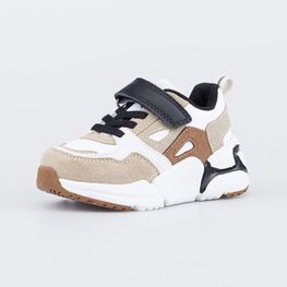 144207-75 Бежевые кроссовки Контраст для мальчики бежевый