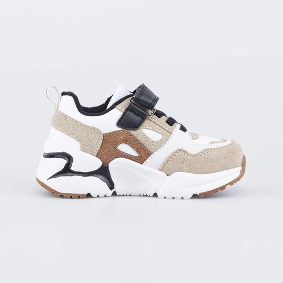 144207-75 Бежевые кроссовки Контраст для мальчики бежевый фото №2