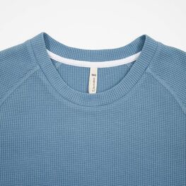 07764090-41 Вафельная футболка для мальчика синий для мальчики голубой фото №3