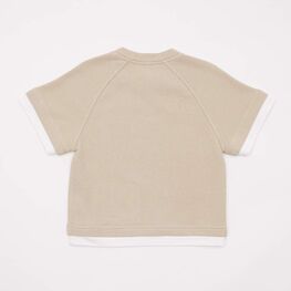 07764090-42 Вафельная футболка для мальчика бежевый для мальчики бежевый фото №2