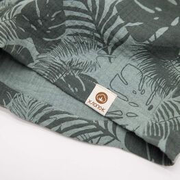 07764093-40 Костюм муслиновый рубашка + шорты Тропики для мальчики зеленый фото №3