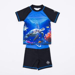 07786001-40 Купальный костюм для мальчика Подводный мир для мальчики син-чер