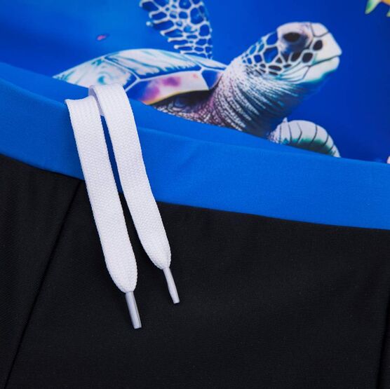 07786001-40 Купальный костюм для мальчика Подводный мир для мальчики син-чер фото №4