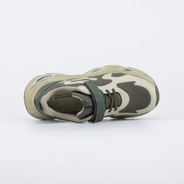 744297-12 Подростковые кроссовки из Softshell для мальчики оливковый фото №4